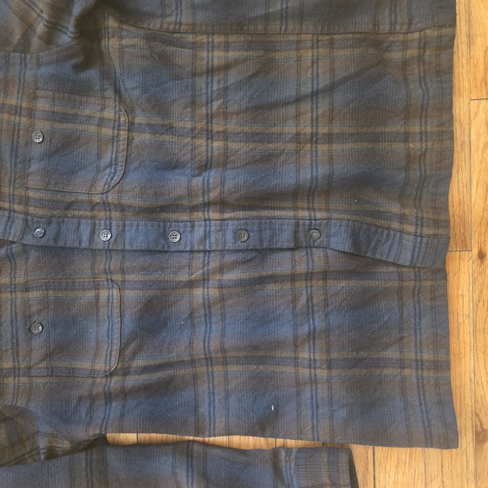 Pendleton Blue And Brown Plaid Button-Up Shirt Wo… - image 6